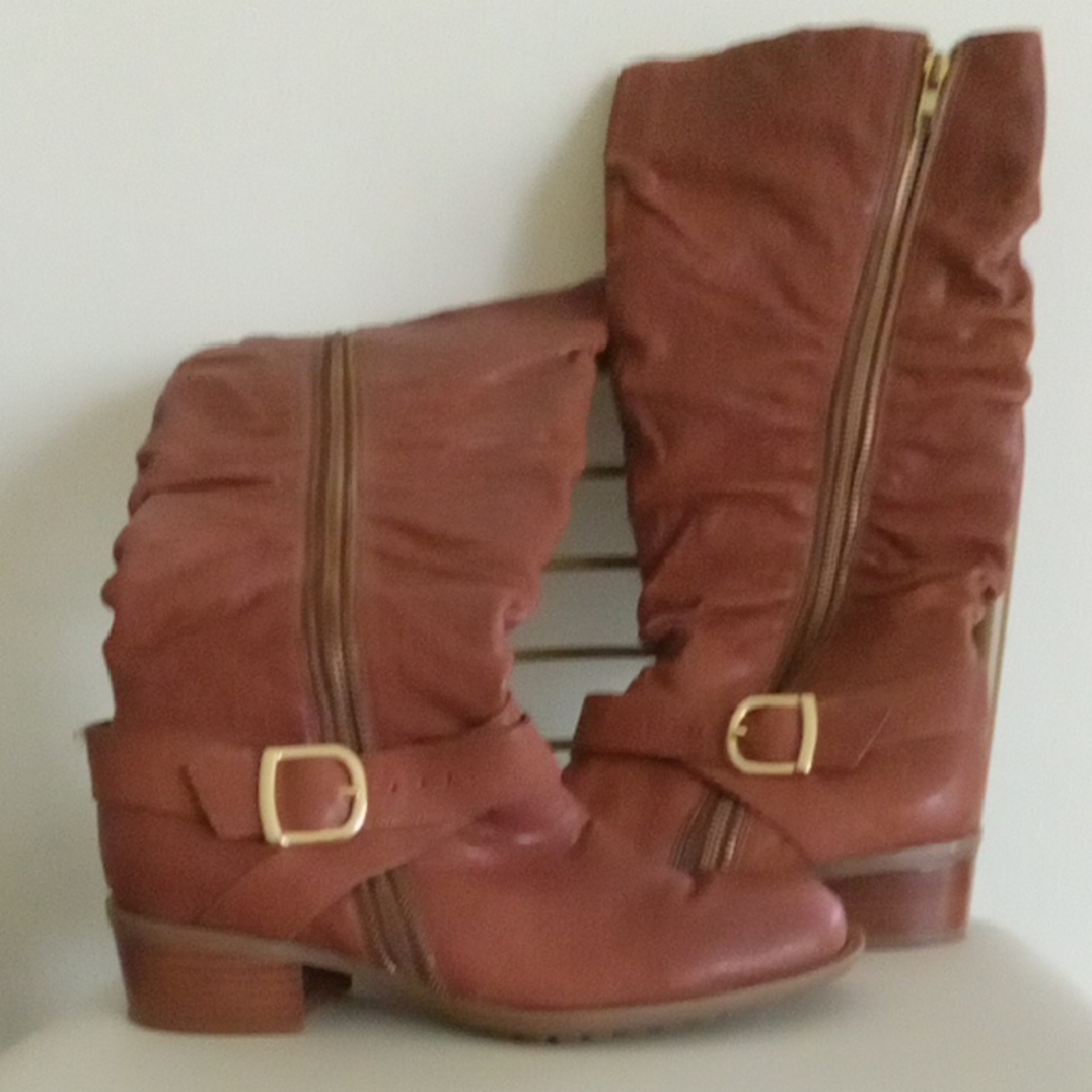 Jessica Simpson Chestnut Heeled Boots